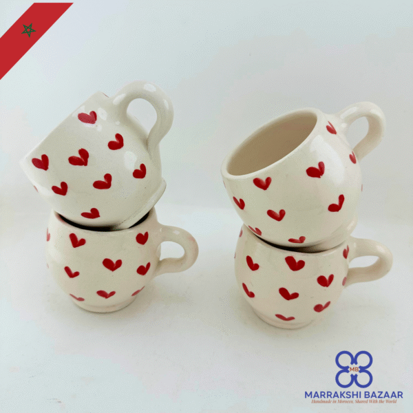 Handmade Moroccan Heart Mug