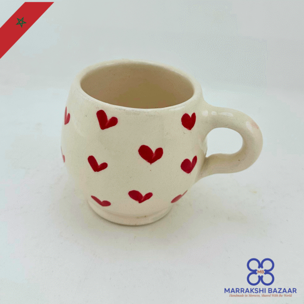 Handmade Moroccan Heart Mug - Image 2