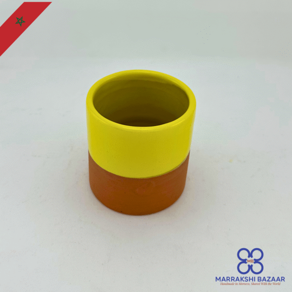Two-Tone Moroccan Terracotta Cups - Image 7